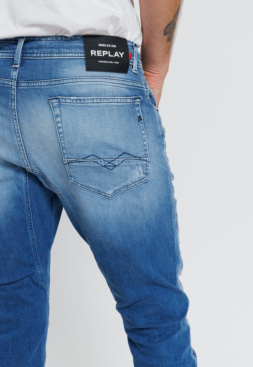ג’ינס עם קרעים גברים - Replay