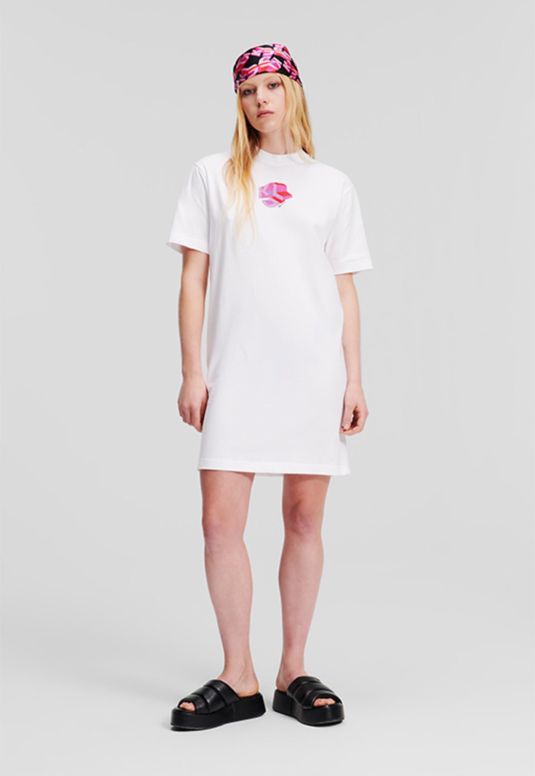 שמלת טי שירט Sslv Logo נשים - Karl Lagerfeld