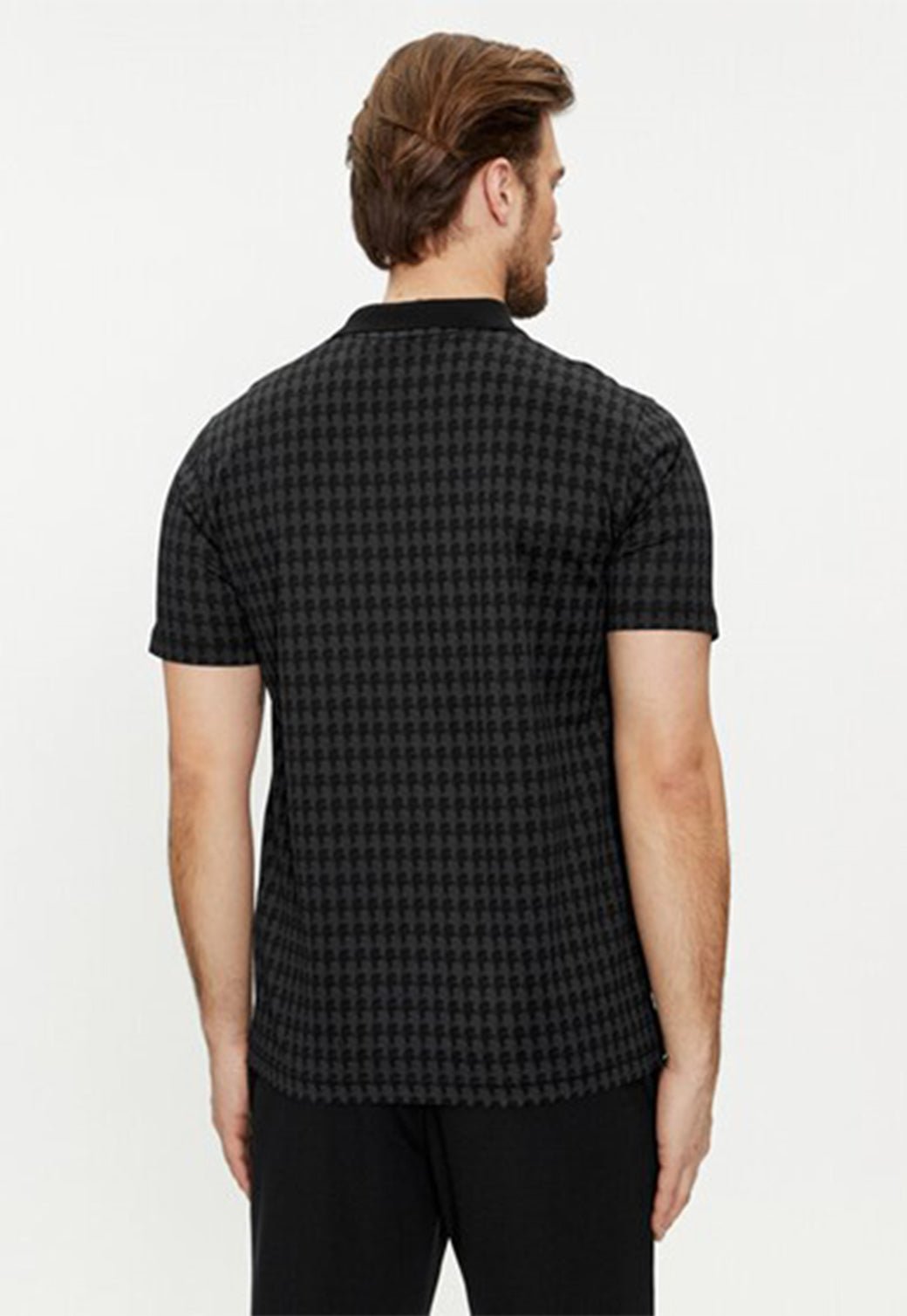 חולצת פולו קצרה Pattern גברים - Karl Lagerfeld