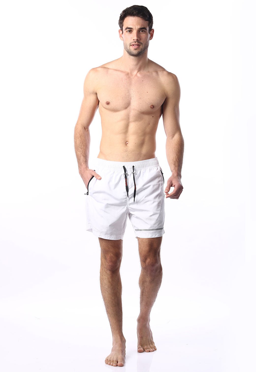בגד ים לוגו | גברים WHITE / L
