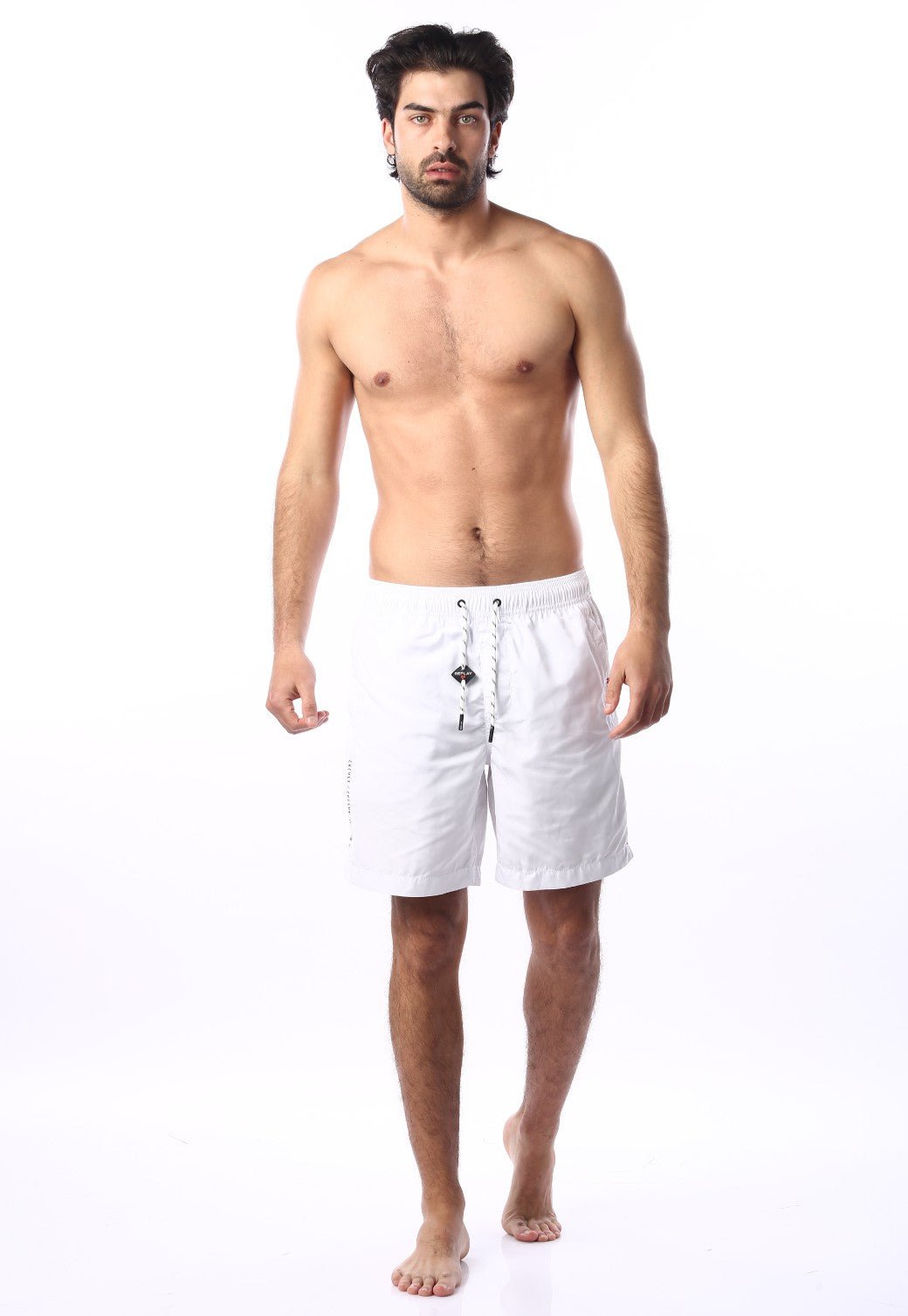 בגד ים לוגו | גברים WHITE / L