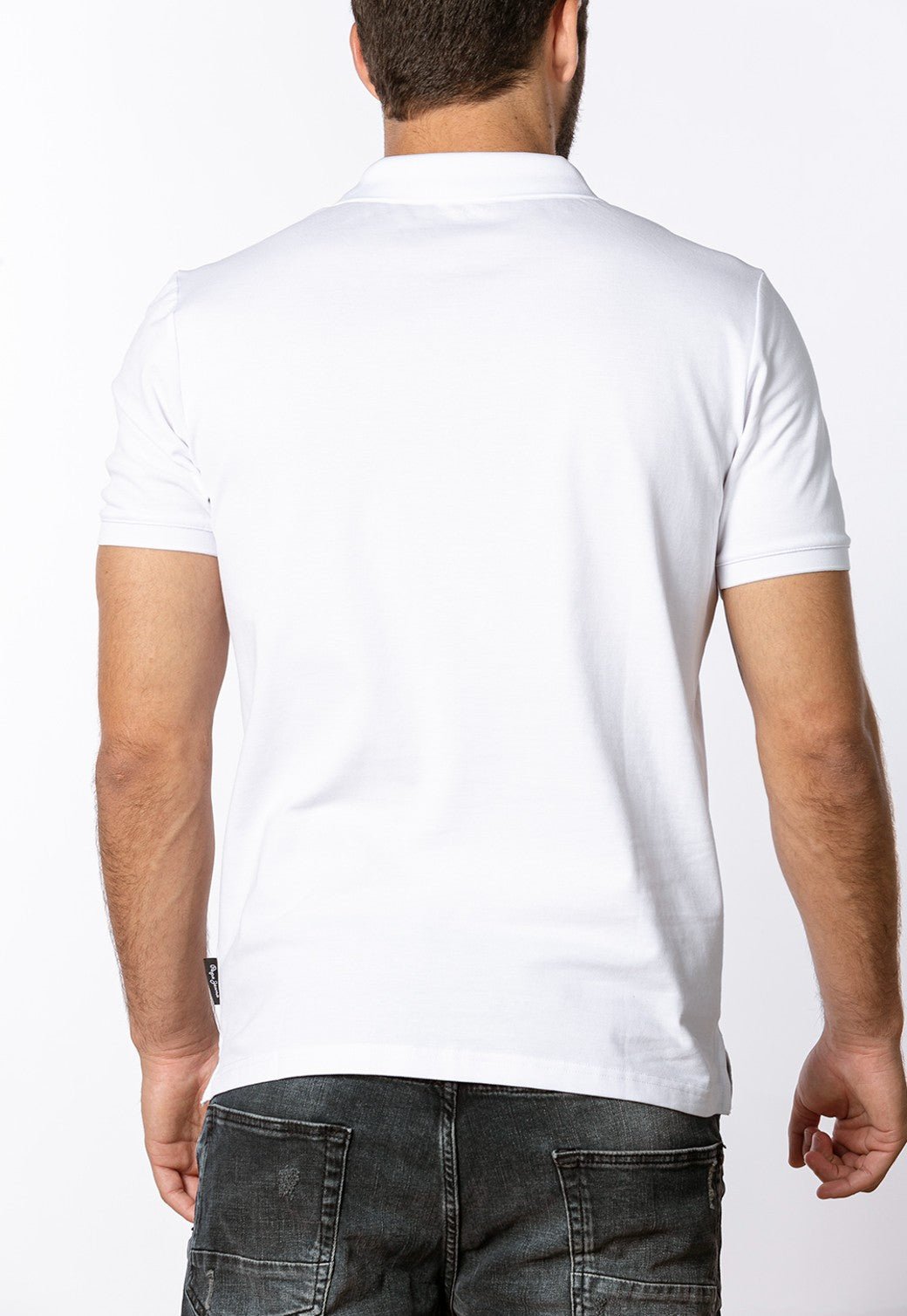 חולצת פולו עם לוגו בצד וריצרץ' | גברים - Pepe Jeans