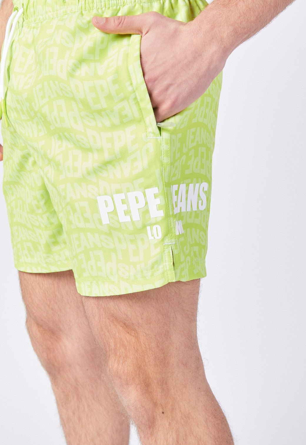 בגד ים עם הדפס לוגו - Pepe Jeans