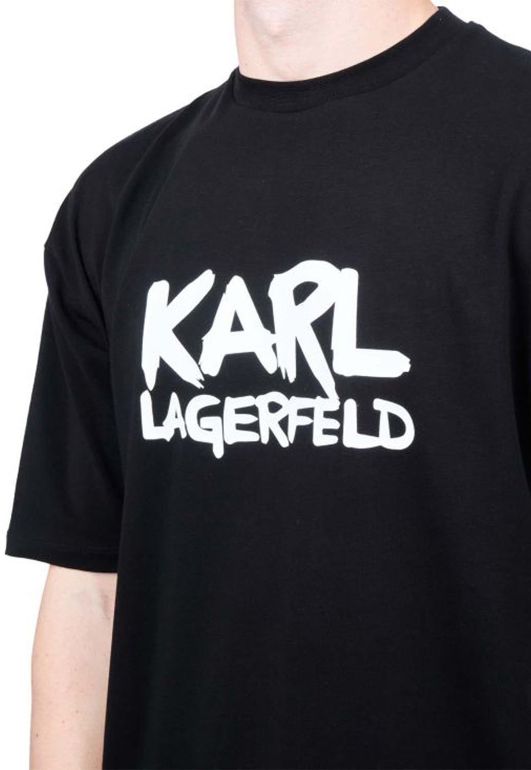 טי שירט קצרה Crewneck לגברים - Karl Lagerfeld