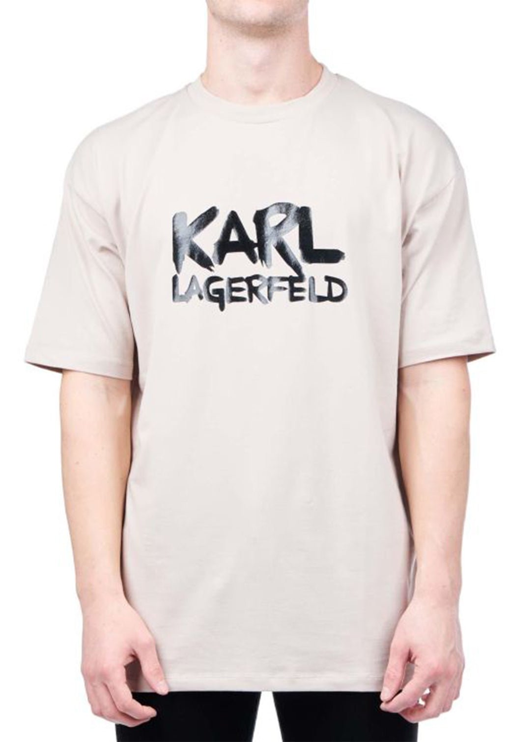 טי שירט קצרה Crewneck לגברים - Karl Lagerfeld