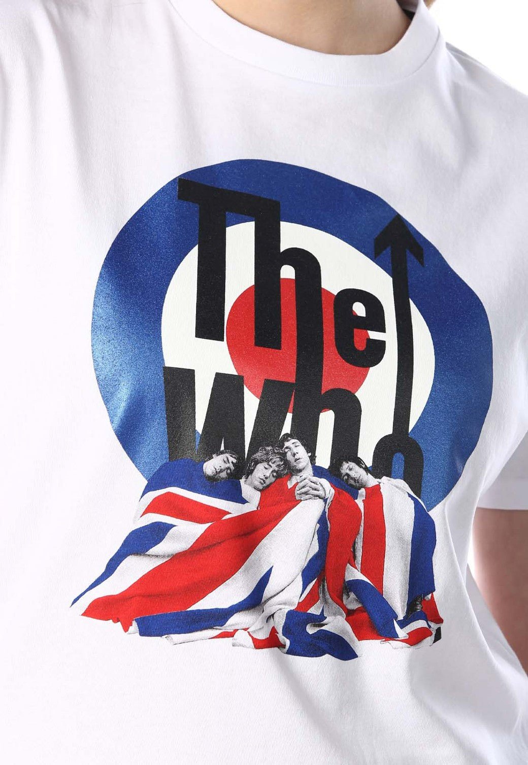 טי שירט קצרה עם הדפס להקת "The Who" נשים - Replay