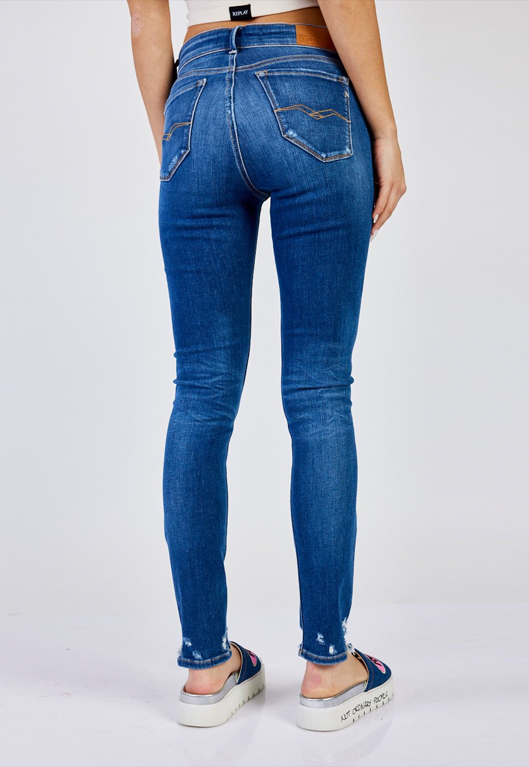 מכנסי ג'ינס LUZIEN Skinny Fit נשים - REPLAY