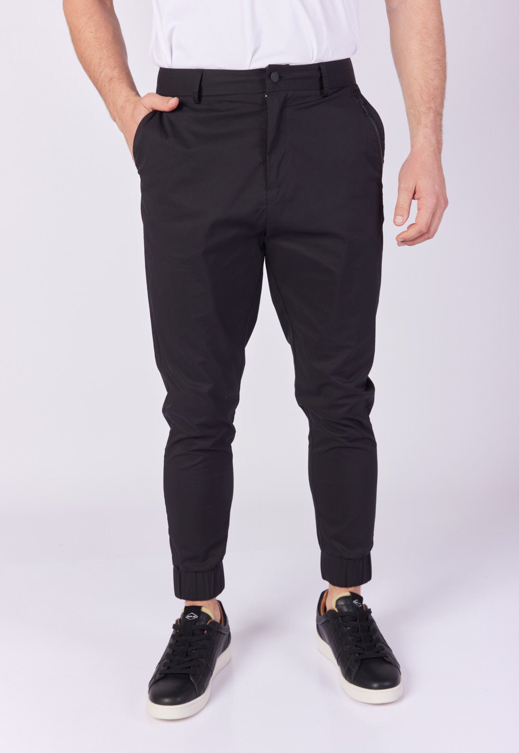 מכנסי צ'ינו בצבע שחור גברים - Replay