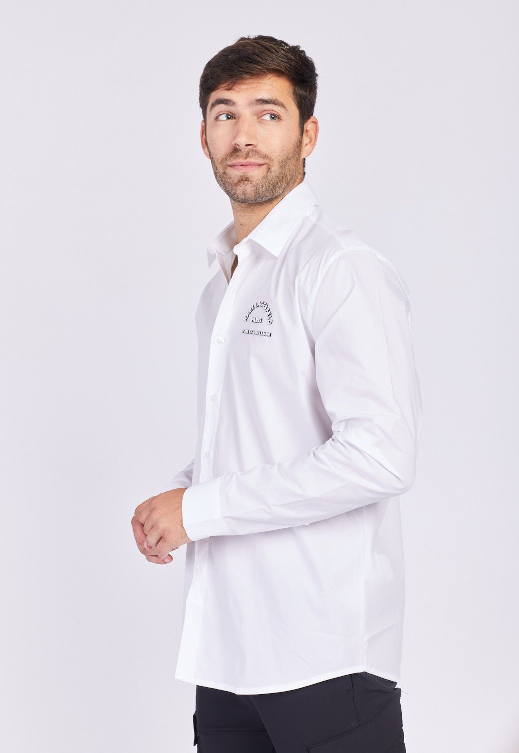 SHIRT CASUAL 605929-532600 WHITE 010 - Karl Lagerfeld