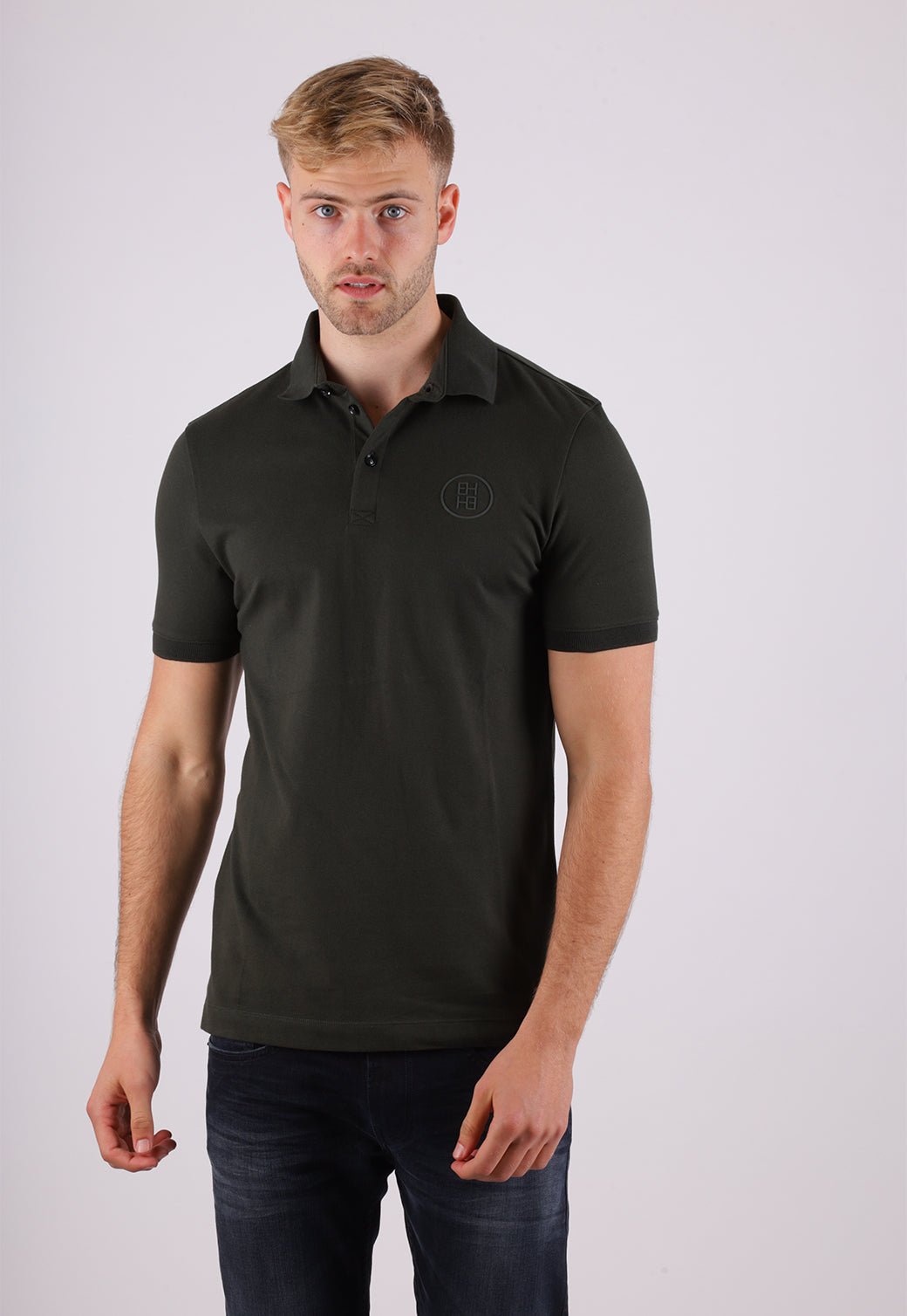 חולצת פולו הד הרדי EH2326523 זית 56 - Ed Hardy