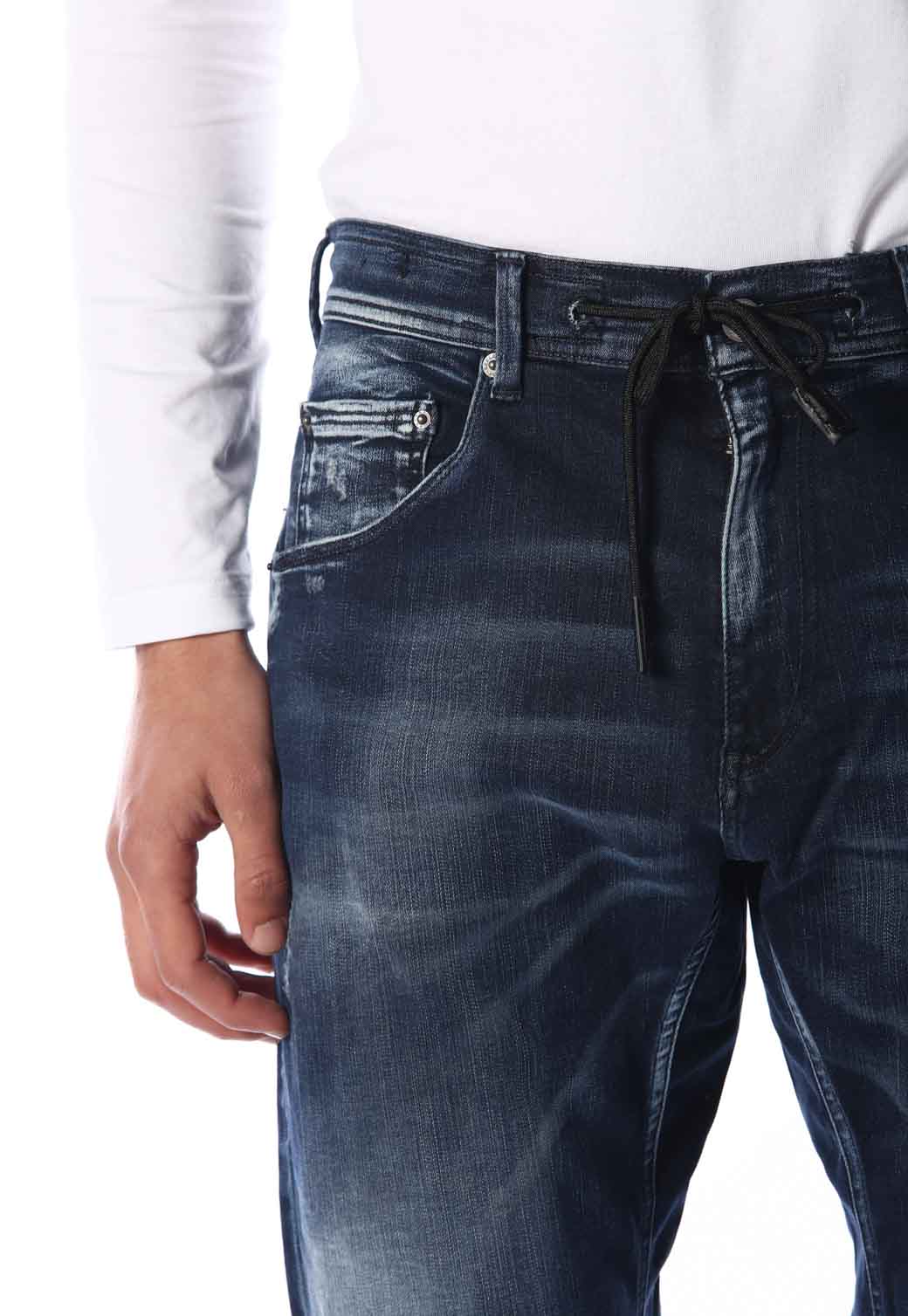 ג'ינס ברמודה עם שפשוף גברים