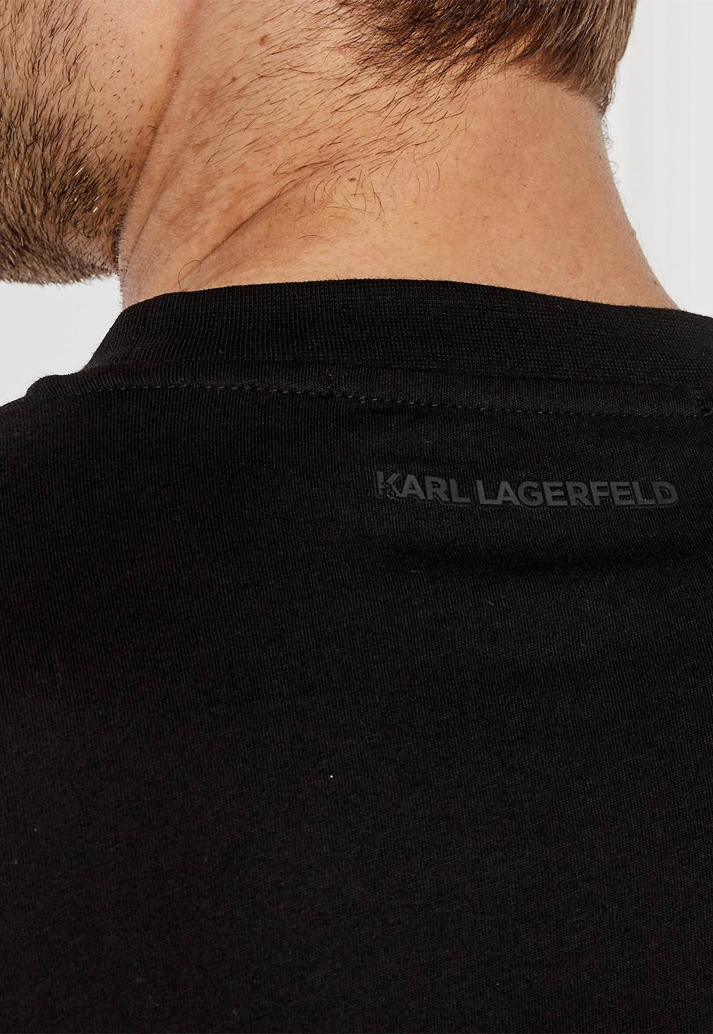 טי שירט קצרה Crewneck Portrait גברים - Karl Lagerfeld