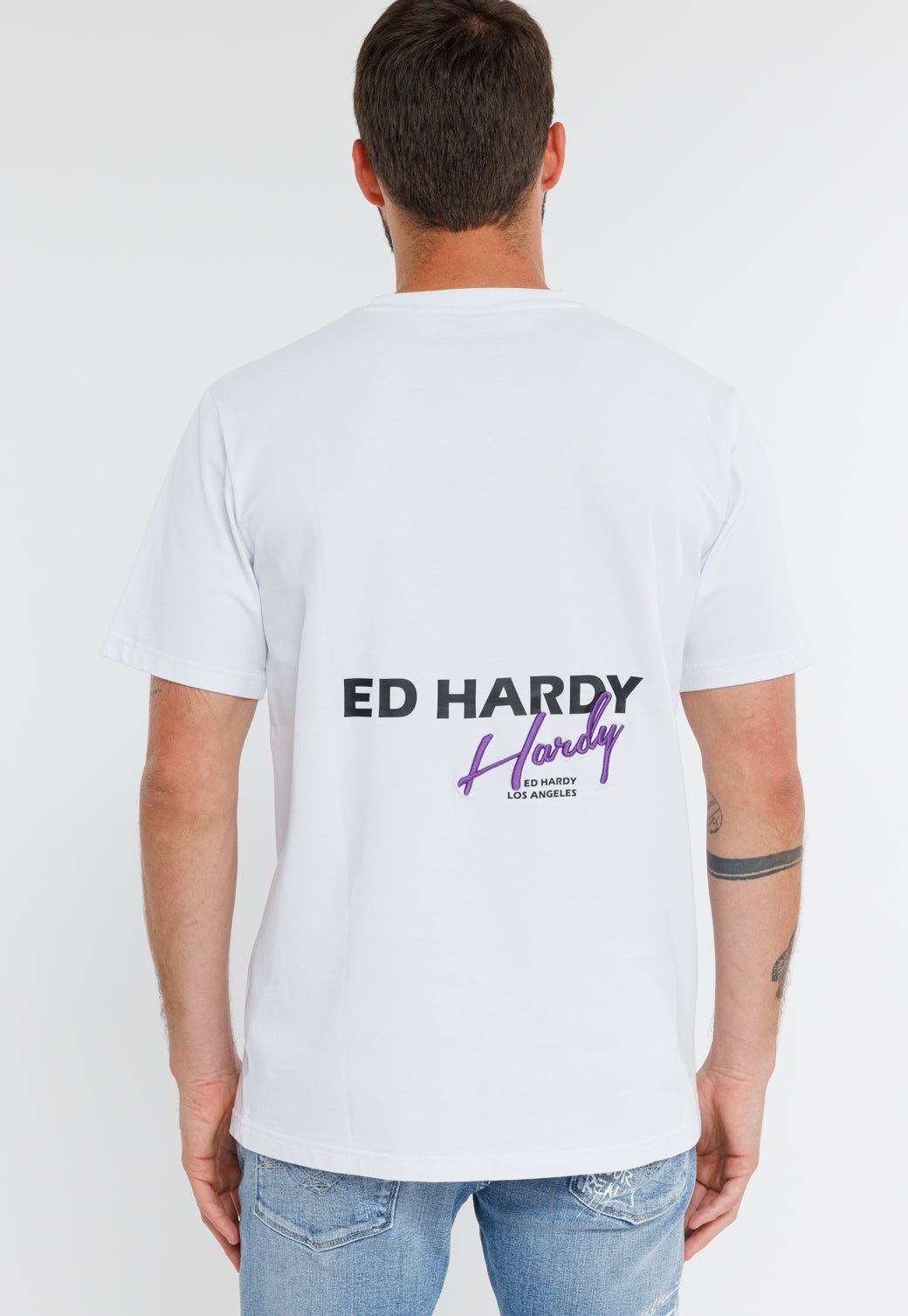 טי שירט קצרה Hardy LA גברים - Ed Hardy