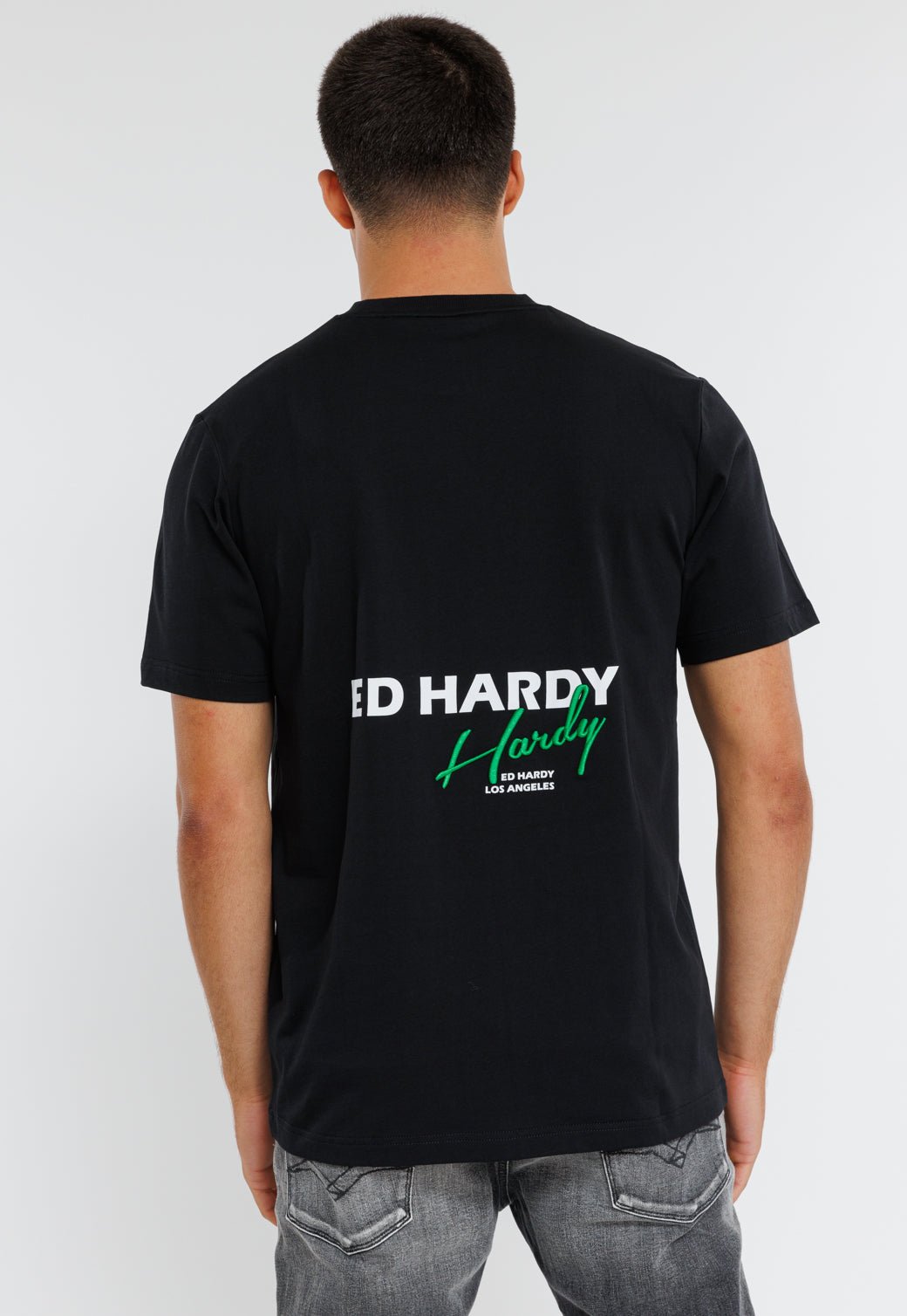 טי שירט קצרה Hardy LA גברים - Ed Hardy