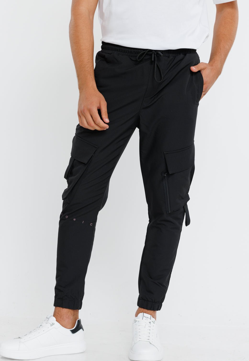 מכנסיים ארוכים עם כיסים Omer גברים - Pepe Jeans
