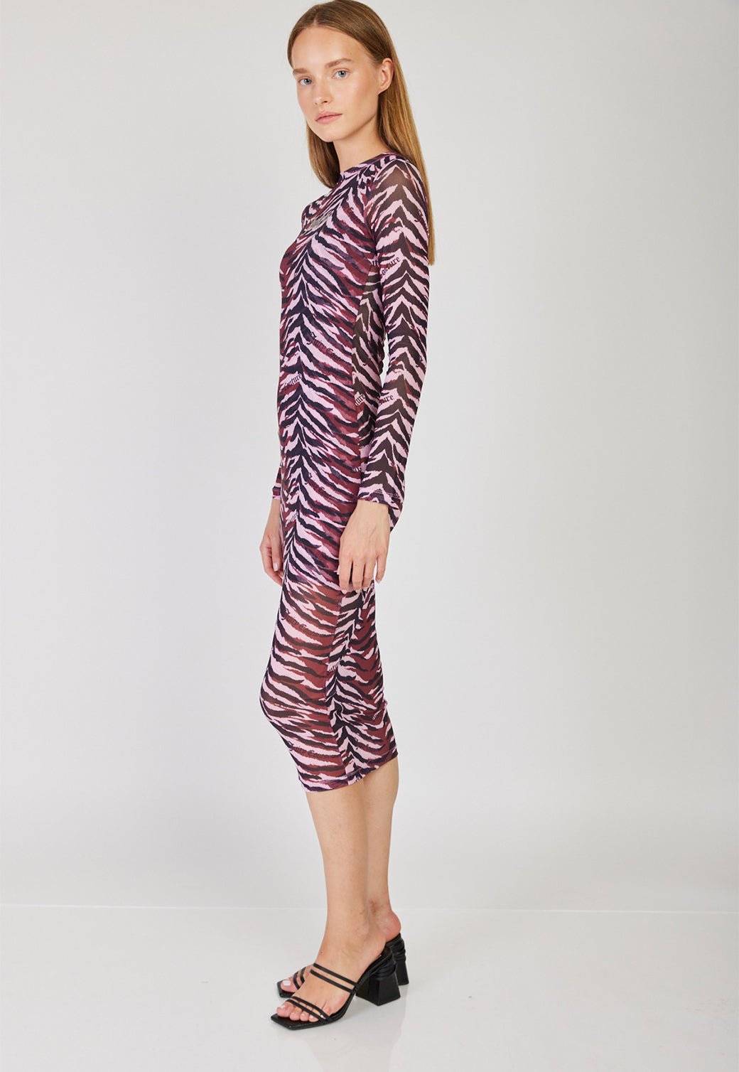 שמלת שיפון שקפקפה Tiger נשים - Juicy Couture