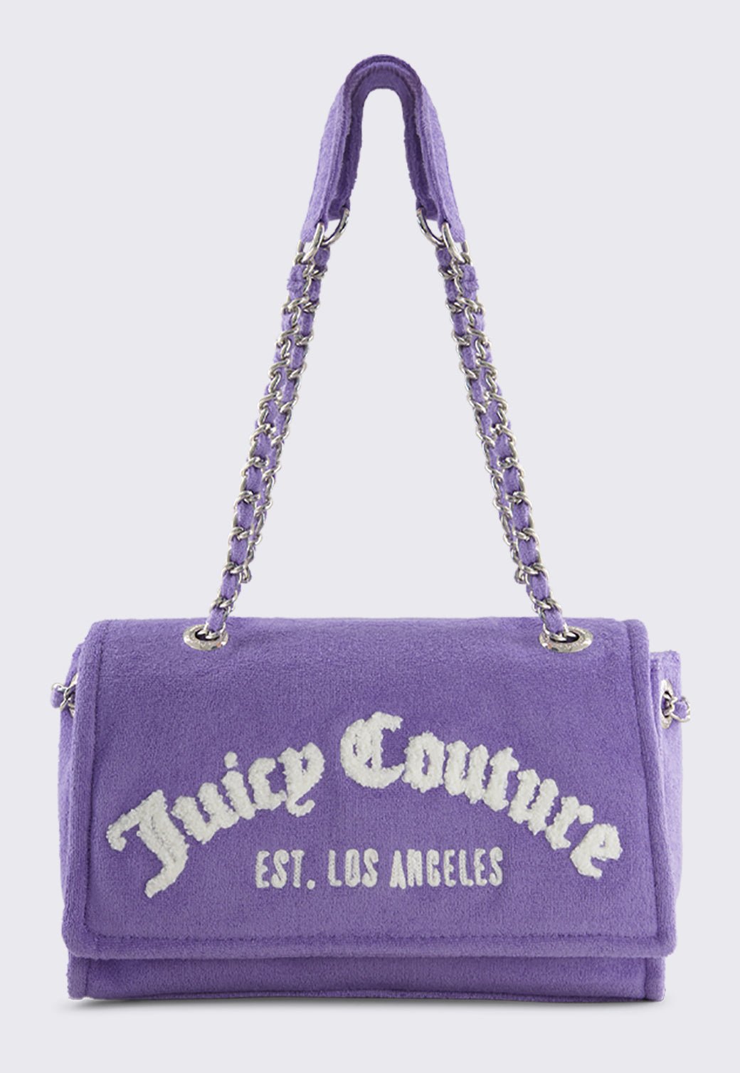 תיק כתף מבד מגבת Iris נשים - Juicy Couture