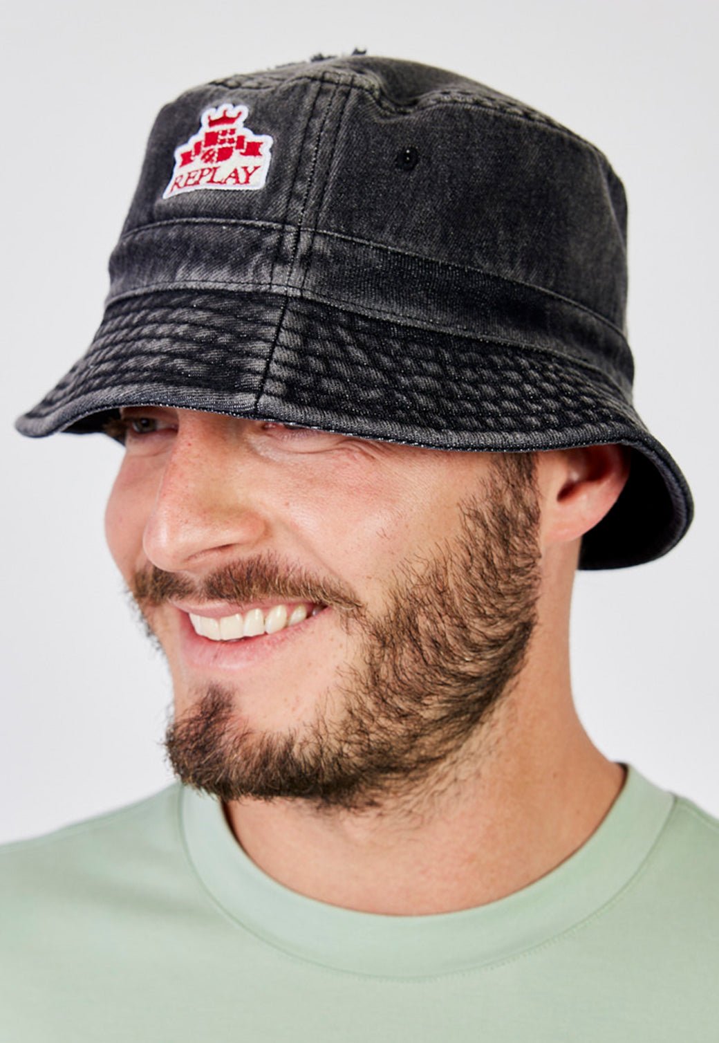כובע Bucket Denim גברים - Replay