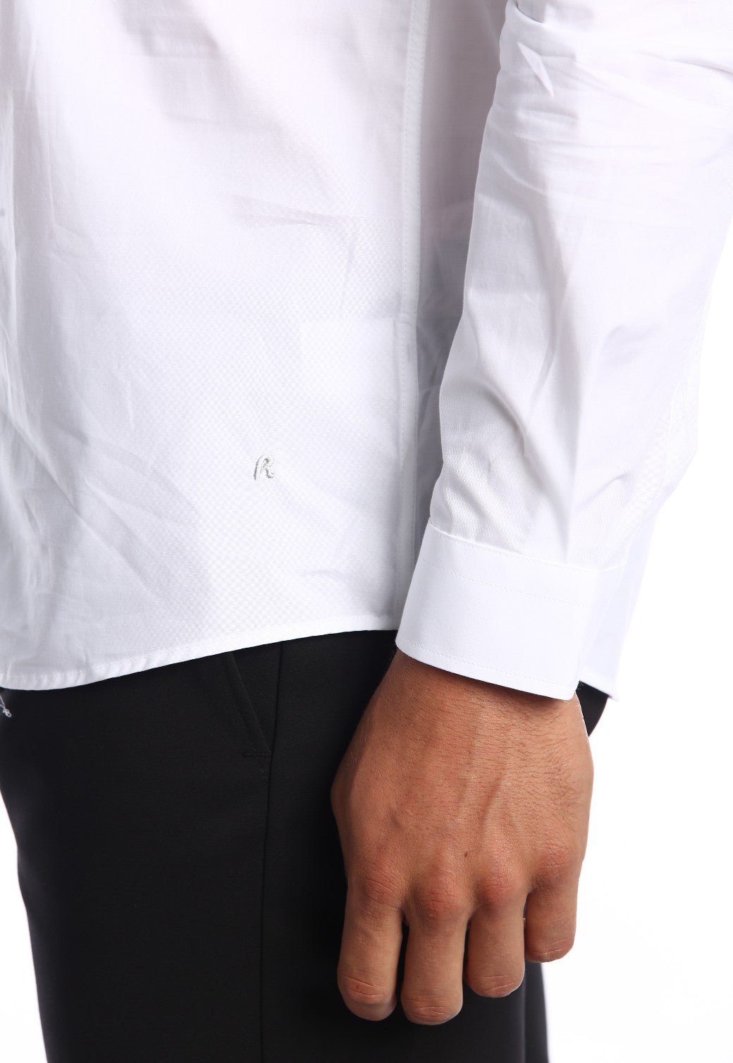 חולצה מכופתרת Slim Fit | גברים WHITE / L