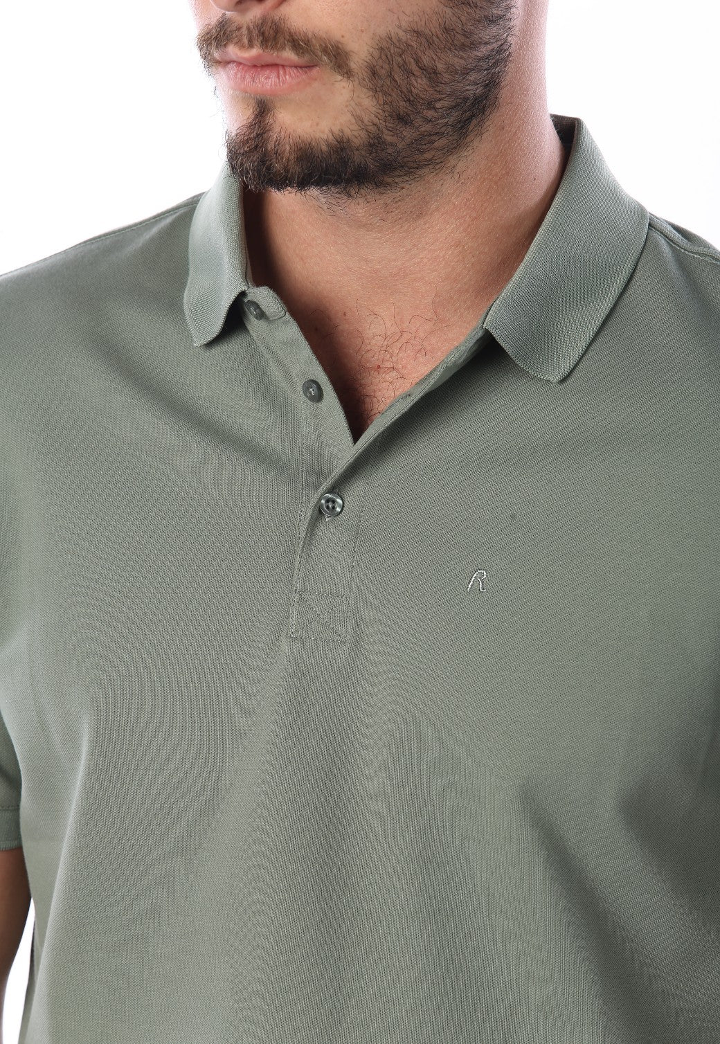 חולצת פולו קצרה | גברים GREEN / L