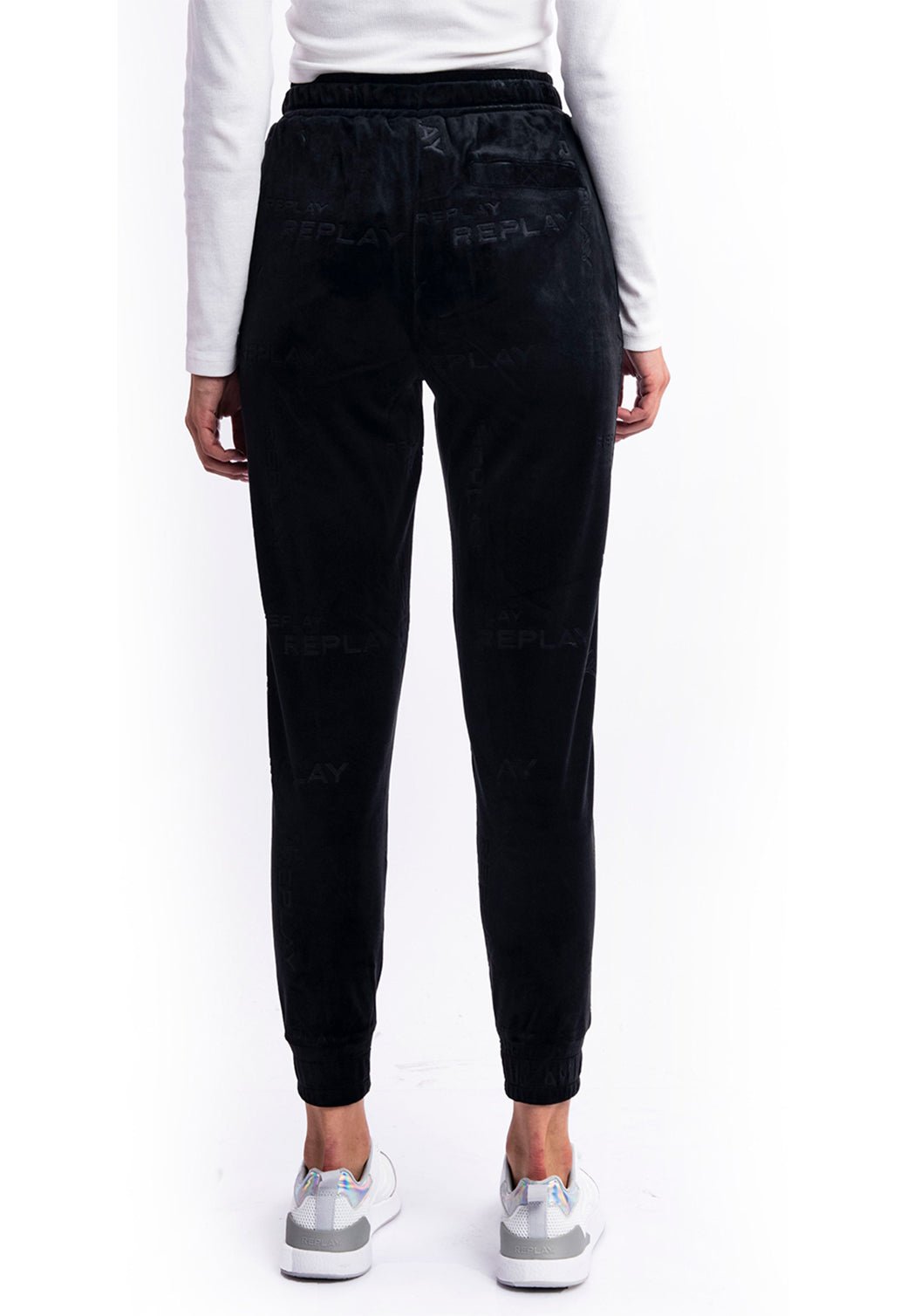 מכנסי טרנינג ארוכים פיט | נשים BLACK / S
