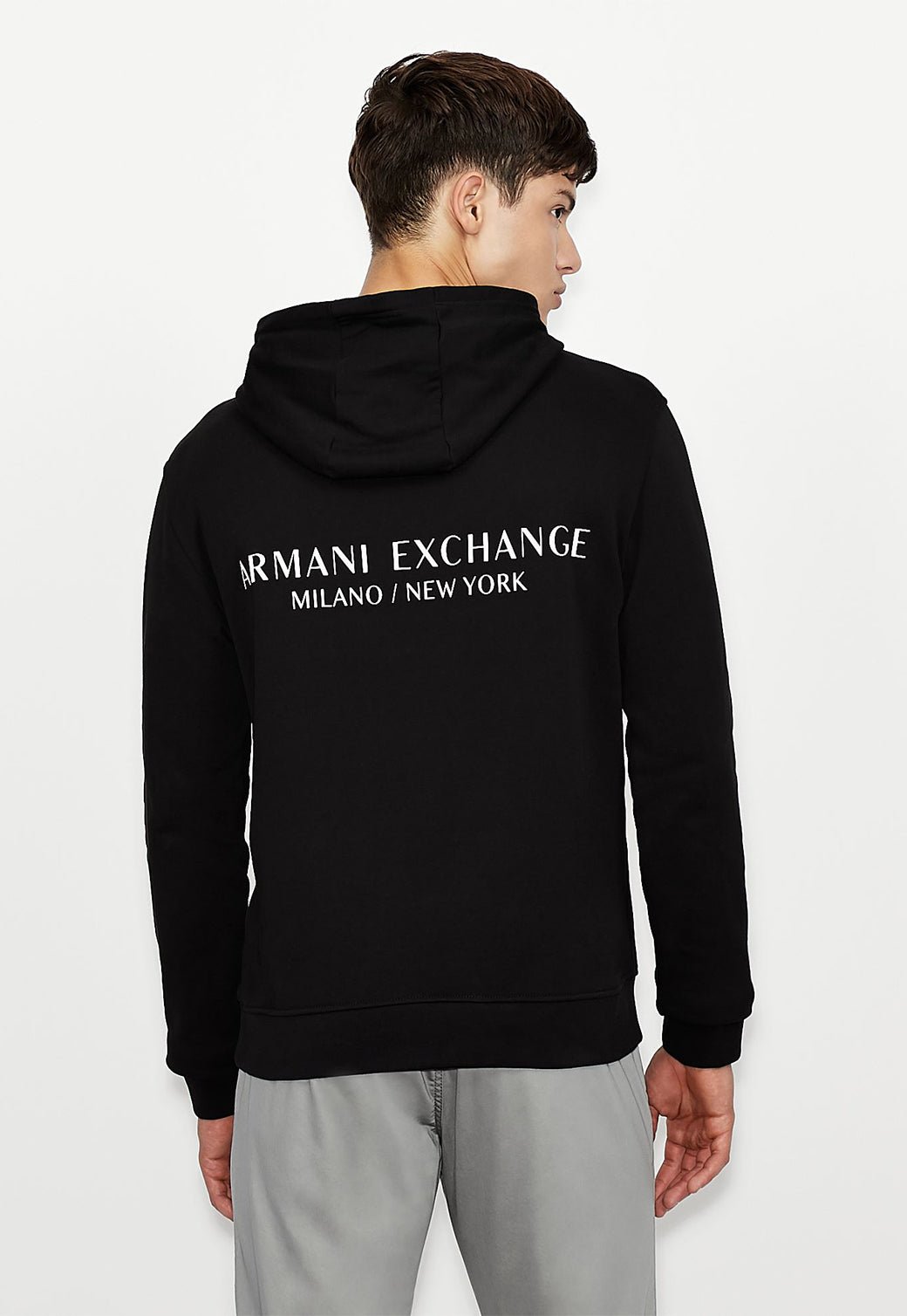 MSWEATSHIRT BLACK - Armani Exchange