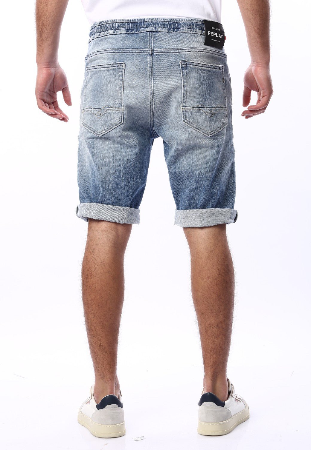 ג'ינס ברמודה עם קרעים | גברים BLUE / 31