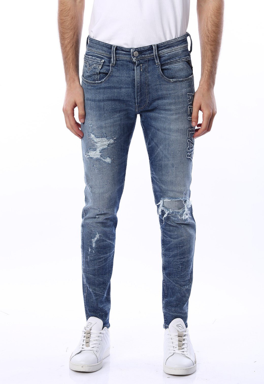 ג'ינס שפשוים | גברים BLUE / 31