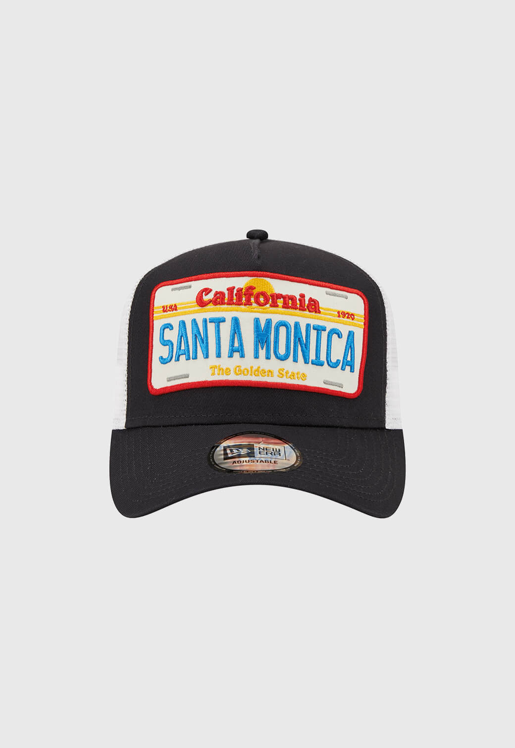 כובע מצחייה Trucker California | יוניסקס BLACK\WHITE / 0