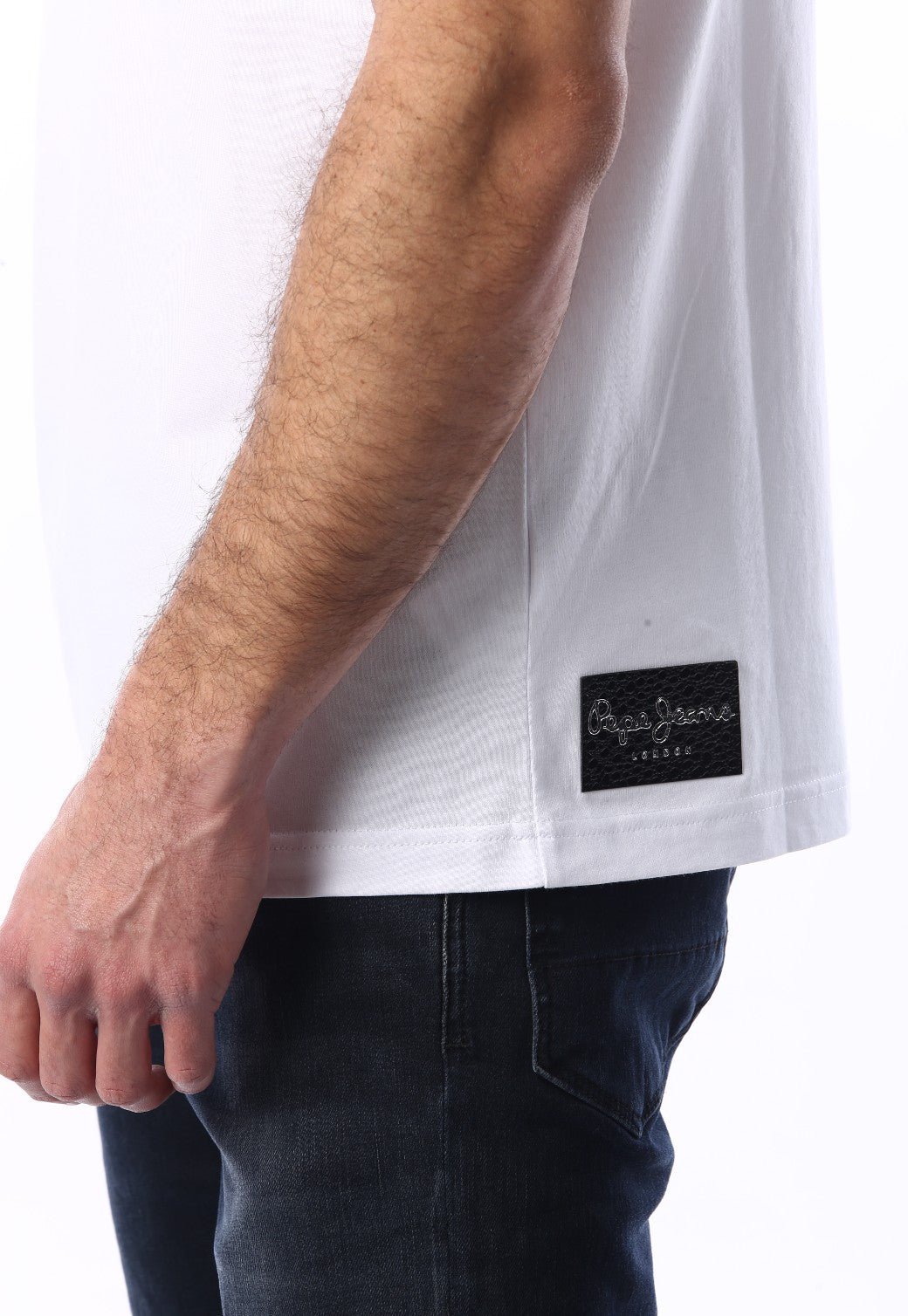 טי שירט קצרה עם לוגו | גברים - Pepe Jeans