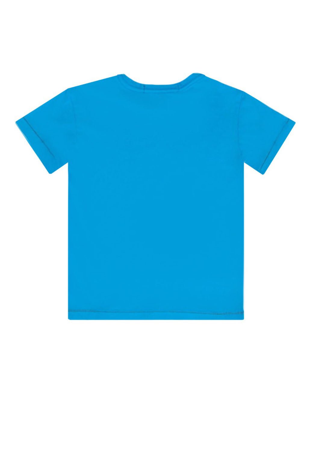 טי שירט קצרה עם לוגו | ילדים BLUE / 8A