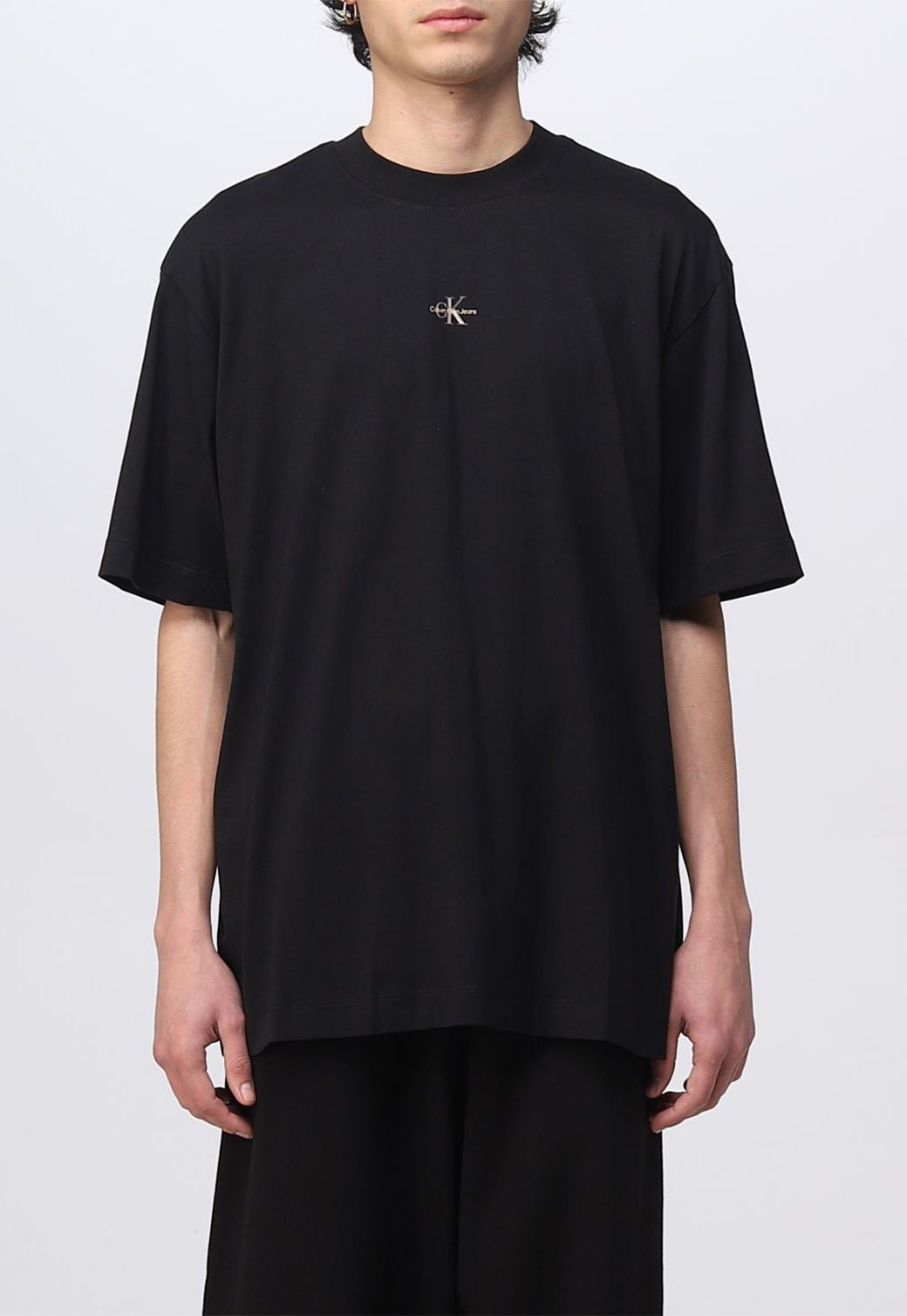 ARCHIVAL MONOLOGO BACK TEE Ck Black 893625240 - Calvin Klein