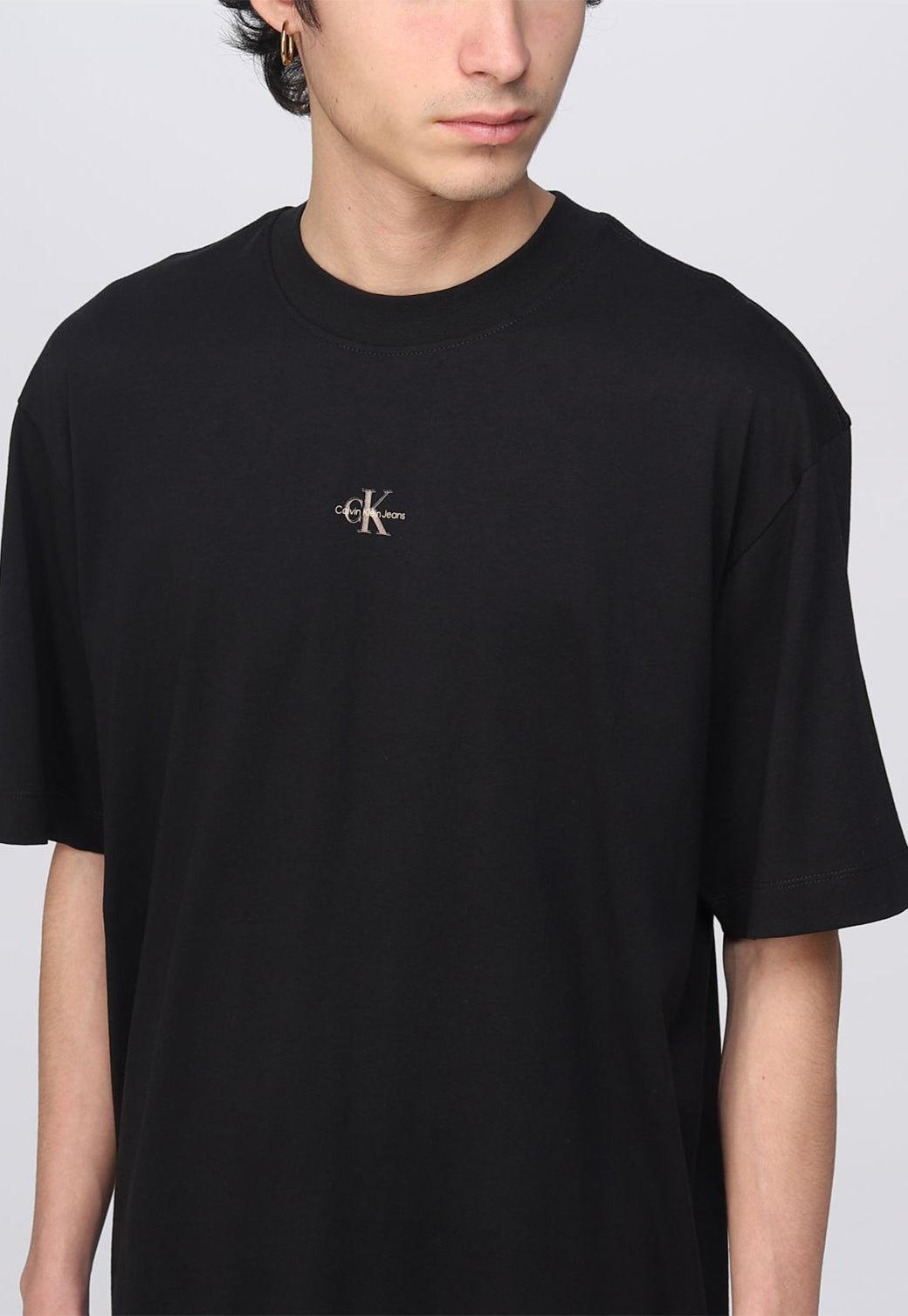 ARCHIVAL MONOLOGO BACK TEE Ck Black 893625240 - Calvin Klein