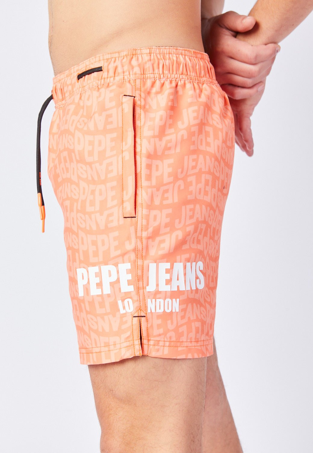 בגד ים עם הדפס לוגו - Pepe Jeans