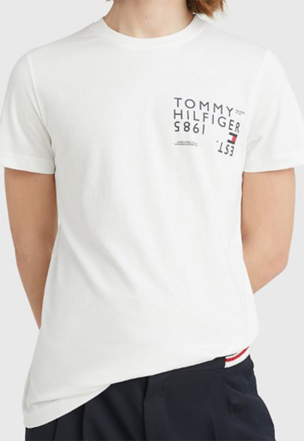 BRAND LOVE BACK TEE White 991216058 - Tommy Hillfiger