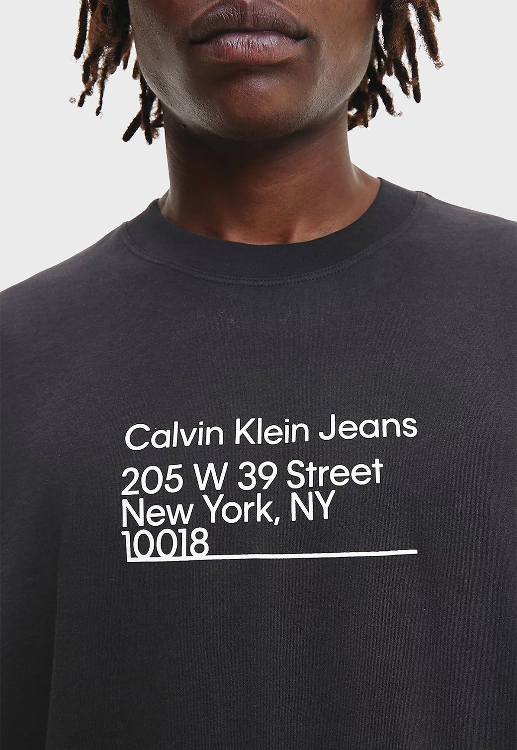 CK ADDRESS LOGO TEE Ck Black 893625248 - Calvin Klein