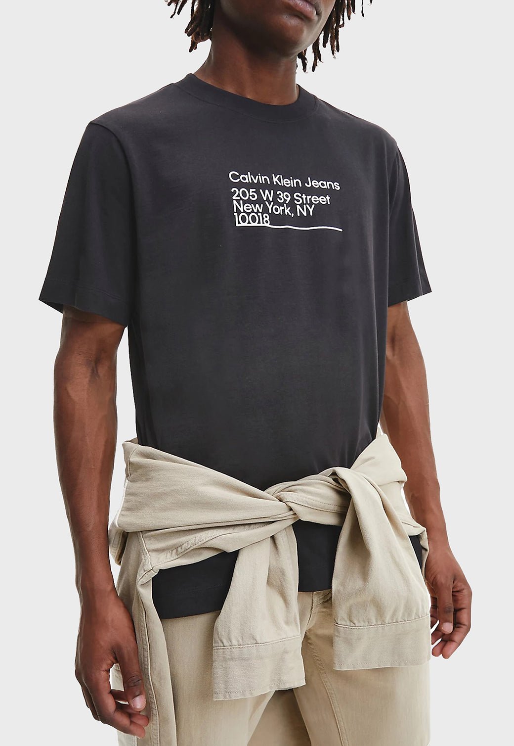 CK ADDRESS LOGO TEE Ck Black 893625248 - Calvin Klein