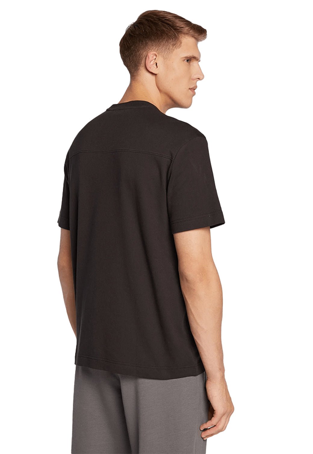 COMFORT DEBOSSED LOGO T-SHIRT Ck Black 893627067 - Calvin Klein