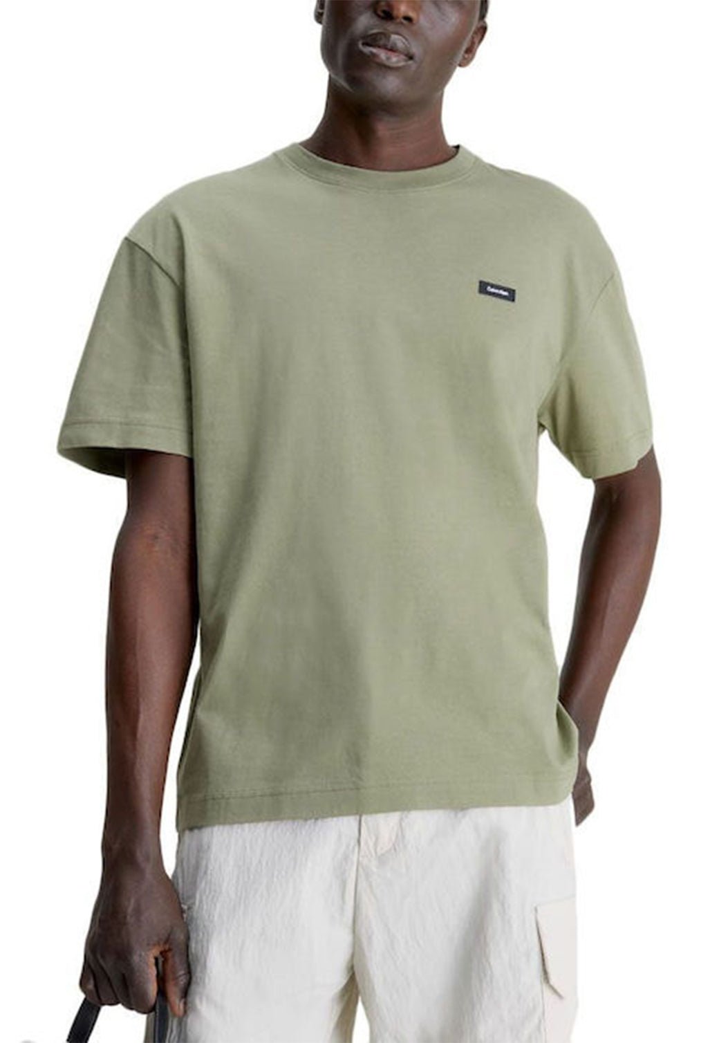 COTTON COMFORT FIT T-SHIRT Delta Green 893627079 - Calvin Klein