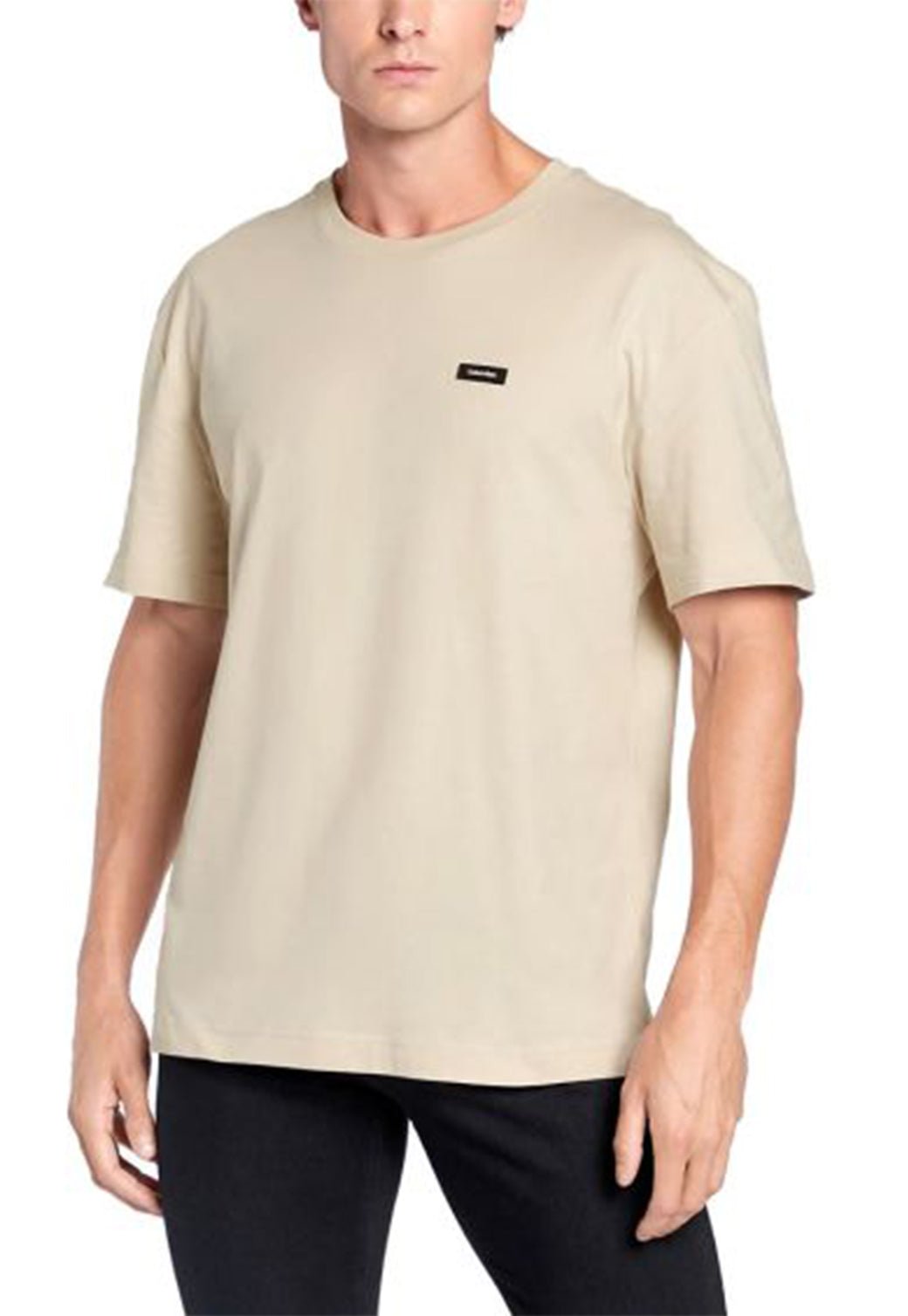 COTTON COMFORT FIT T-SHIRT Stony Beige 893624638 - Calvin Klein