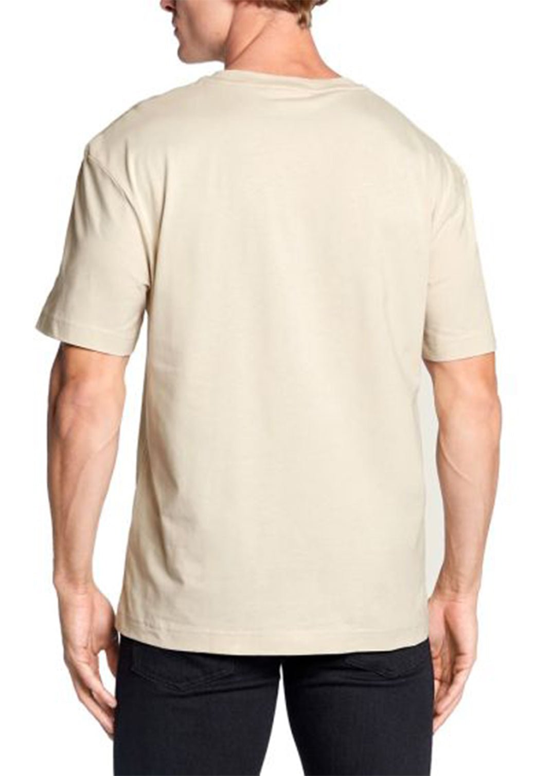 COTTON COMFORT FIT T-SHIRT Stony Beige 893624638 - Calvin Klein