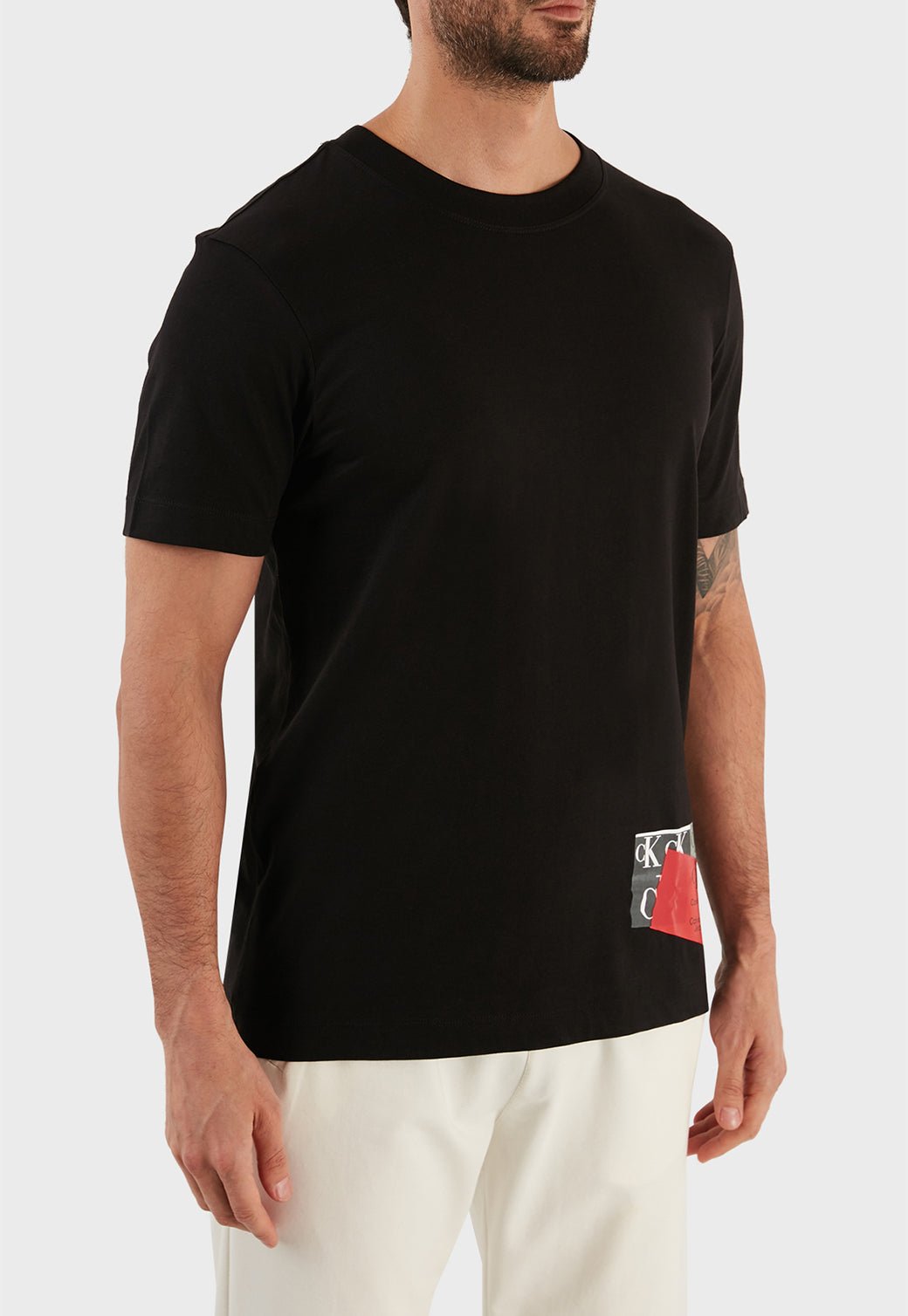 DISRUPTED CK BOX URBAN TEE Ck Black 893625263 - Calvin Klein