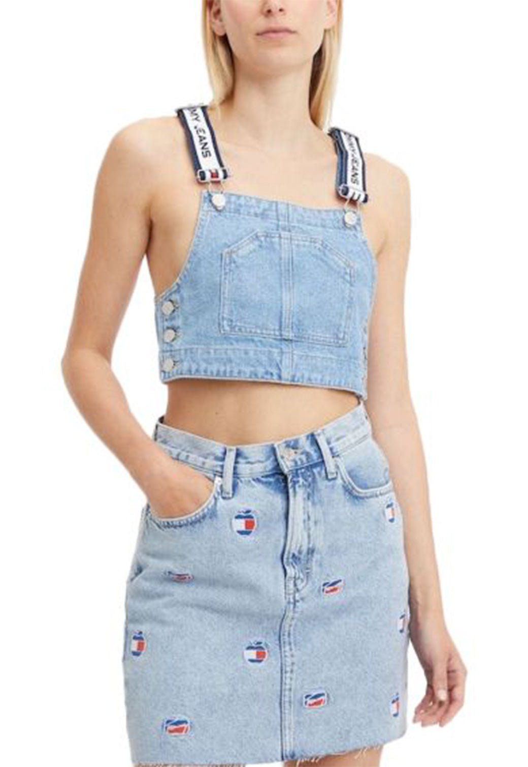 DUNGAREE TOP AG7011 991212842 - Tommy Hillfiger