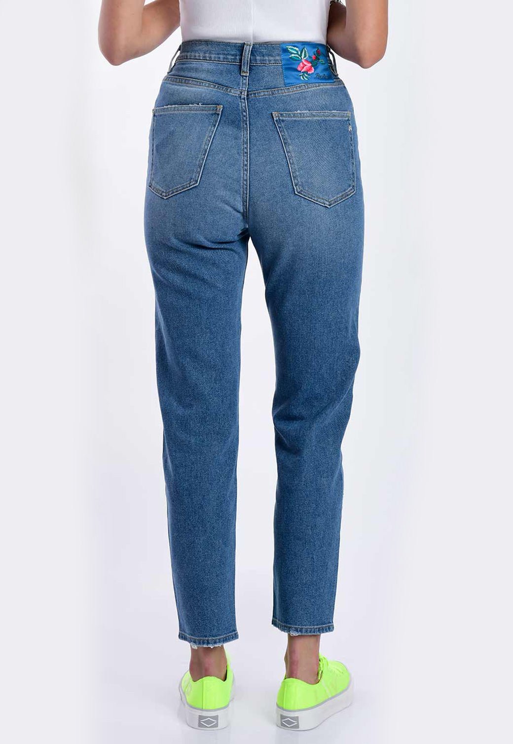 ג'ינס ארוך עם קרעים לנשים - Replay