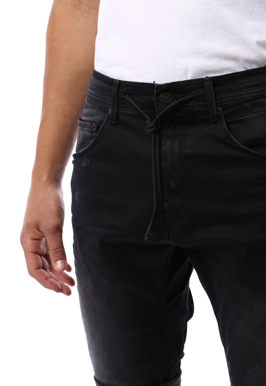 ג'ינס ברמודה חלקה גברים - Replay