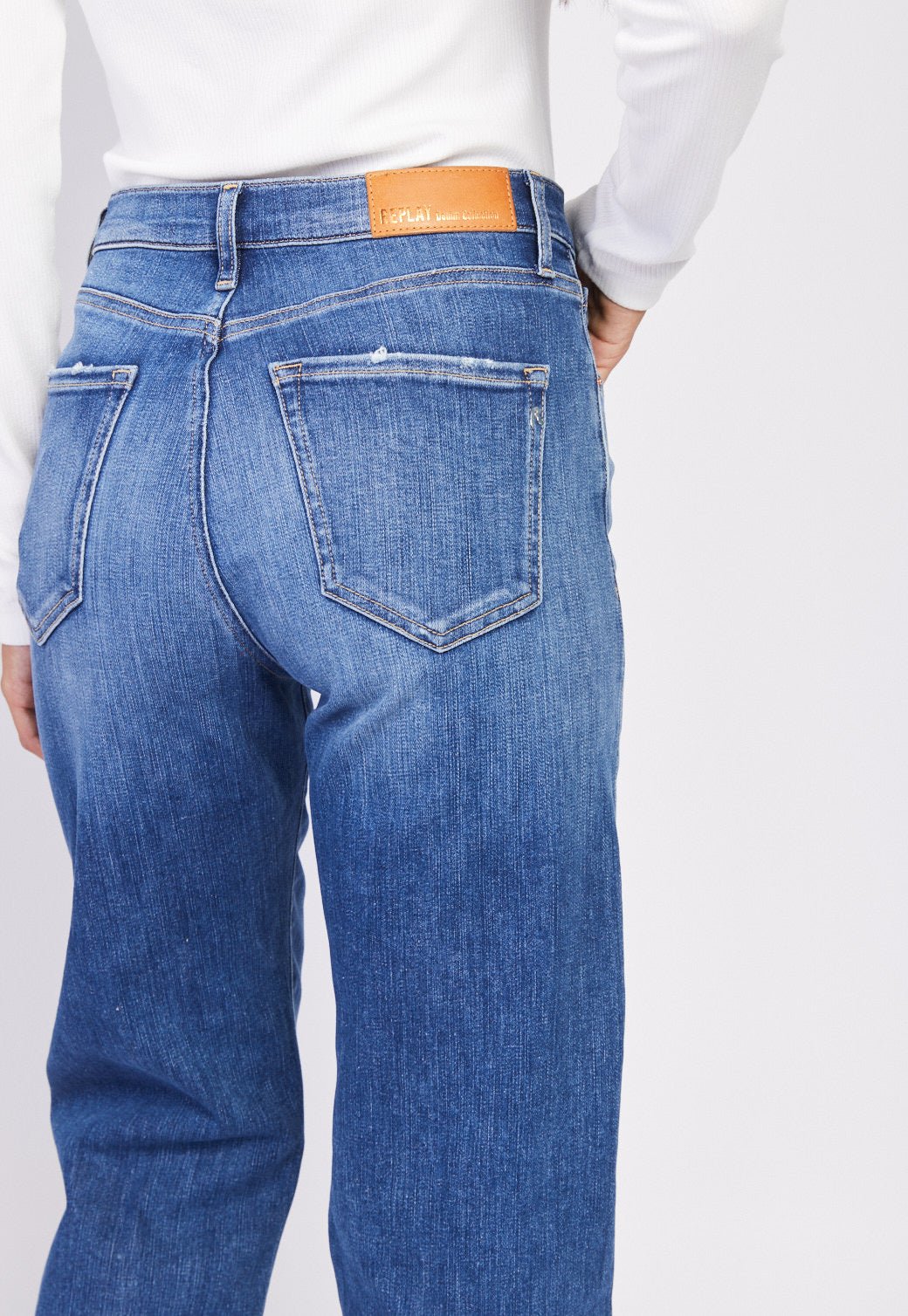 ג'ינס Reyne רגל רחבה נשים - Replay
