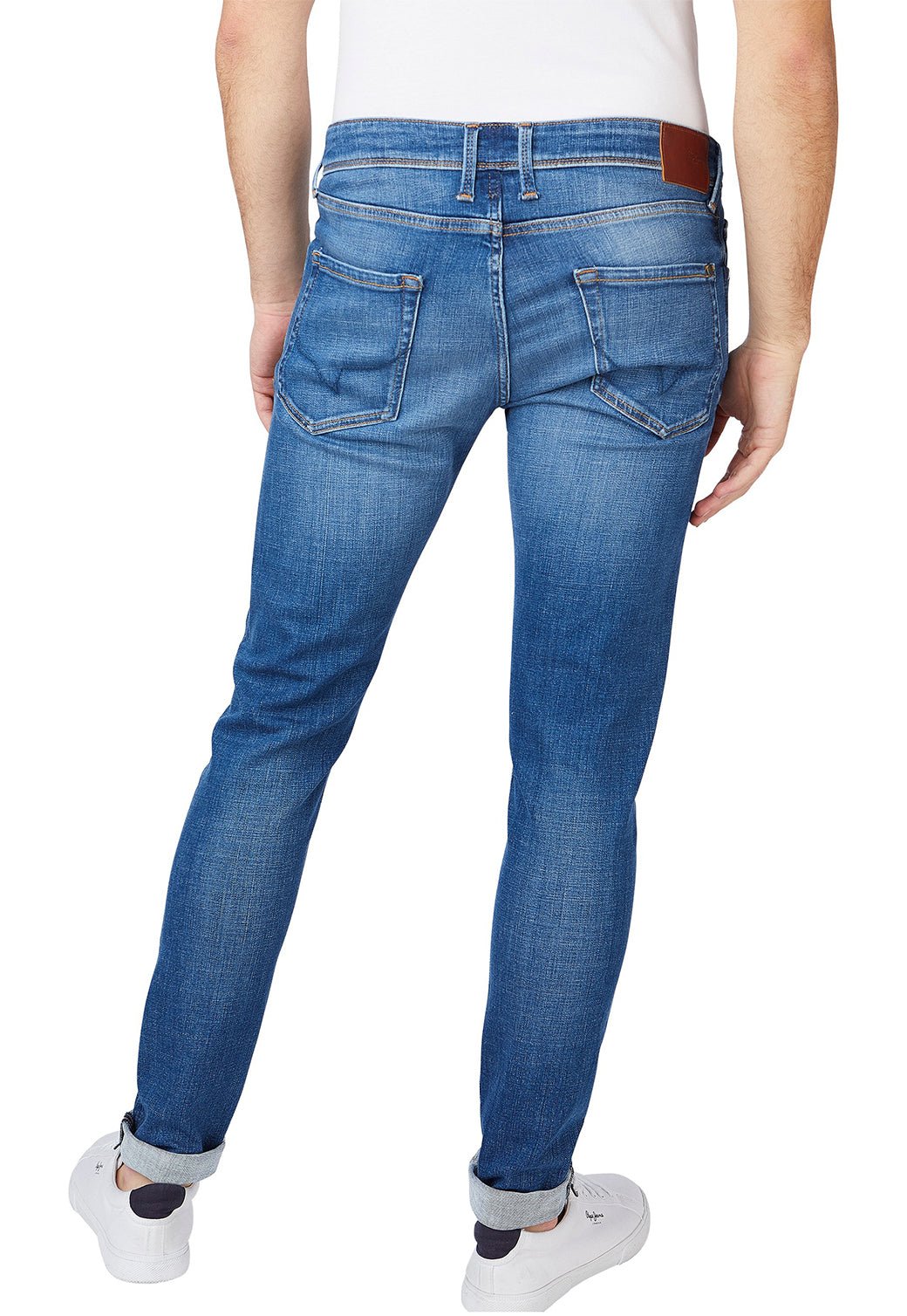 ג'ינס סקיני Finsbury עם שפשופים בירך - Pepe Jeans