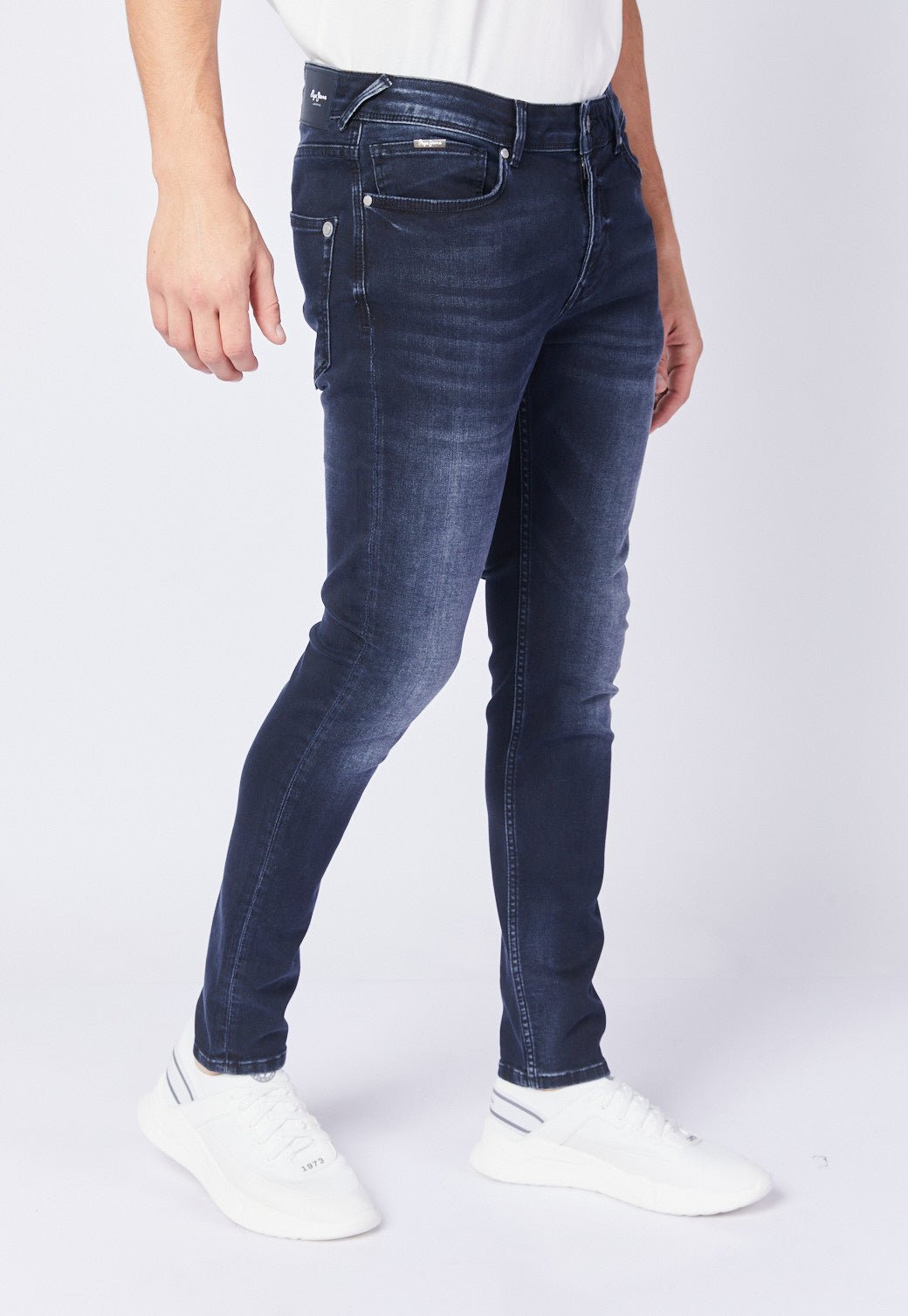 ג'ינס סקיני Finsbury עם שפשופים בירך - Pepe Jeans