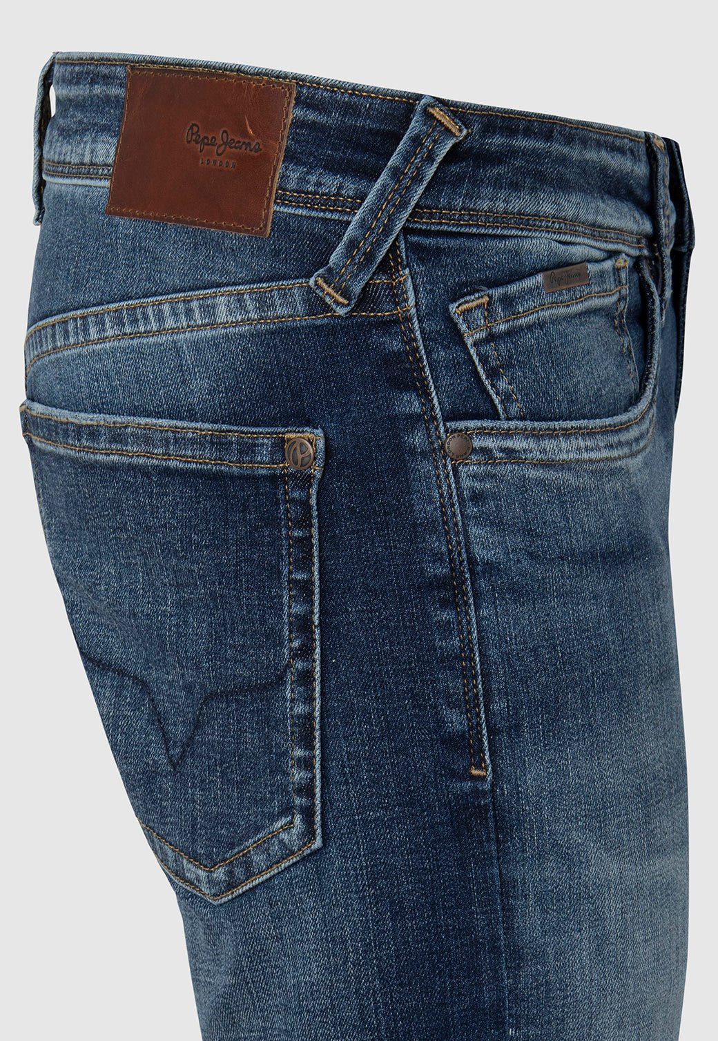 ג'ינס סקיני Hatch עם שפשופים בירך - Pepe Jeans