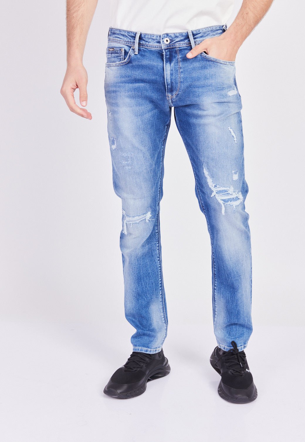 ג'ינס Stanley Midrise Regular Fit לגברים - Pepe Jeans